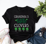 Personalized Grandma Little Clovers Shirt, Nana Grandkids Name, St Patrick's Day Grandma Shirt, Gift For Nana, St Patrick's Gift For Mimi - Nesta Tees